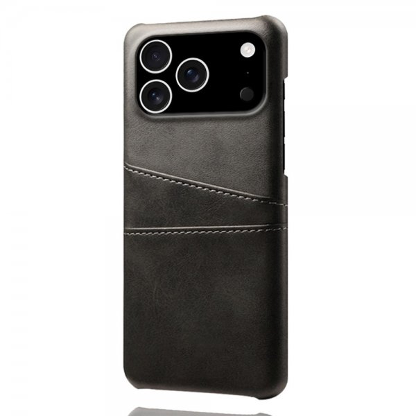 iPhone 17 Pro -kuoret kahdella korttipaikalla, musta