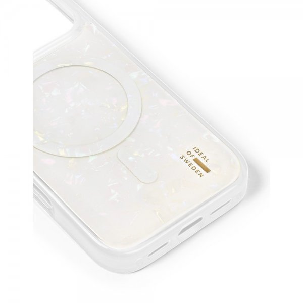 Ideal of Sweden iPhone 17 Pro -kuori Pearlised Case MagSafe, valkoinen
