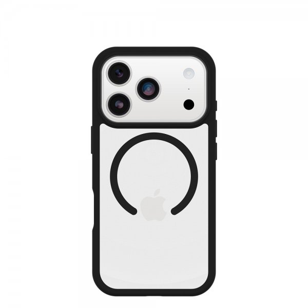 Otterbox iPhone 17 Pro -kuori React MagSafe Black Crystal