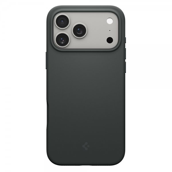 Spigen iPhone 17 Pro Silikonikuori Silicone Fit MagFit Abyss Green