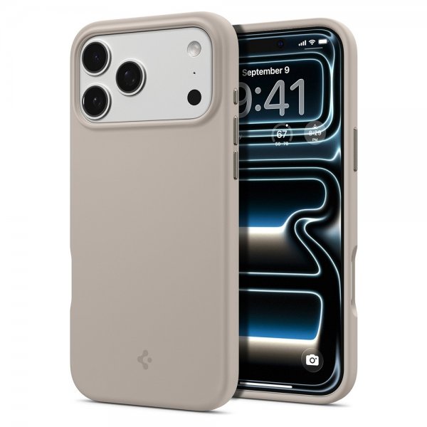 Spigen iPhone 17 Pro Silikonikuori Silicone Fit MagFit Stone