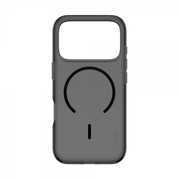 CARE by PanzerGlass iPhone 17 Pro Smokey MagSafe -suojakuori, musta