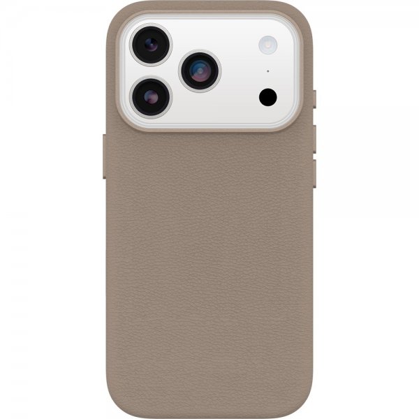 Otterbox iPhone 17 Pro Suojakuori Symmetry Cactus Leather MagSafe Grey Comfort