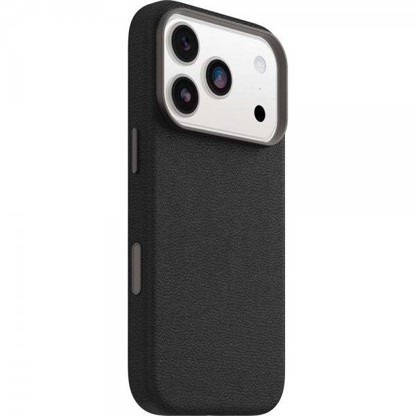 Otterbox iPhone 17 Pro -suojakuori Symmetry Cactus Leather MagSafe Noir Ash