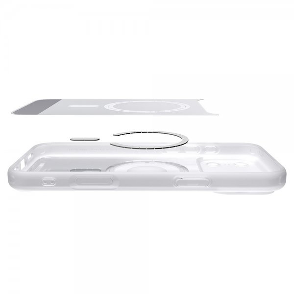 Spigen iPhone 17 Pro -kuori Ultra Hybrid Classic MagFit Silver