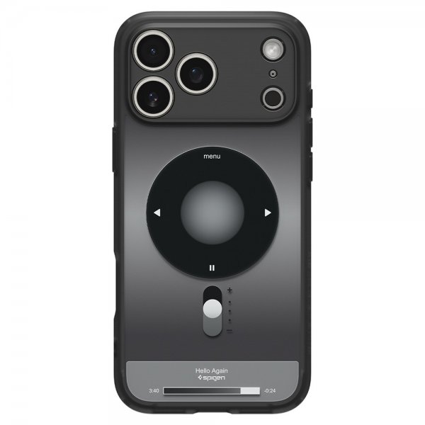 Spigen iPhone 17 Pro -suojakuori Ultra Hybrid Classic MagFit, musta