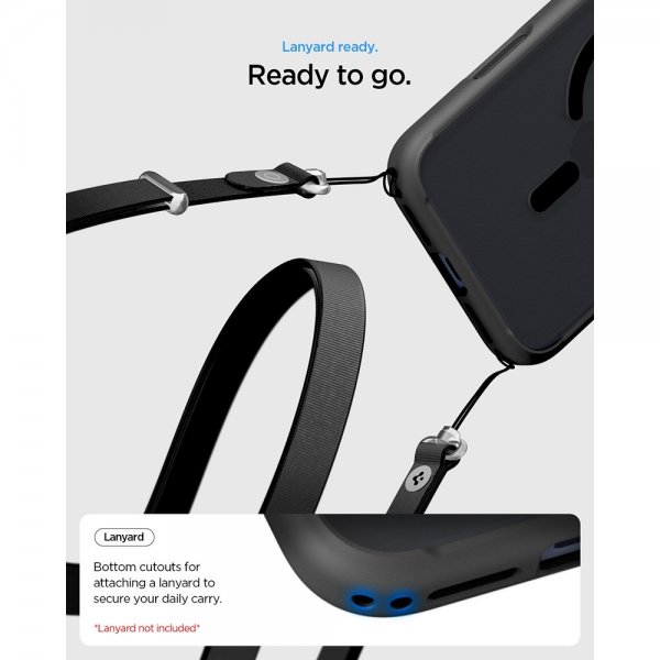 Spigen iPhone 17 Pro Ultra Hybrid MagFit Frost Black -suojakuori