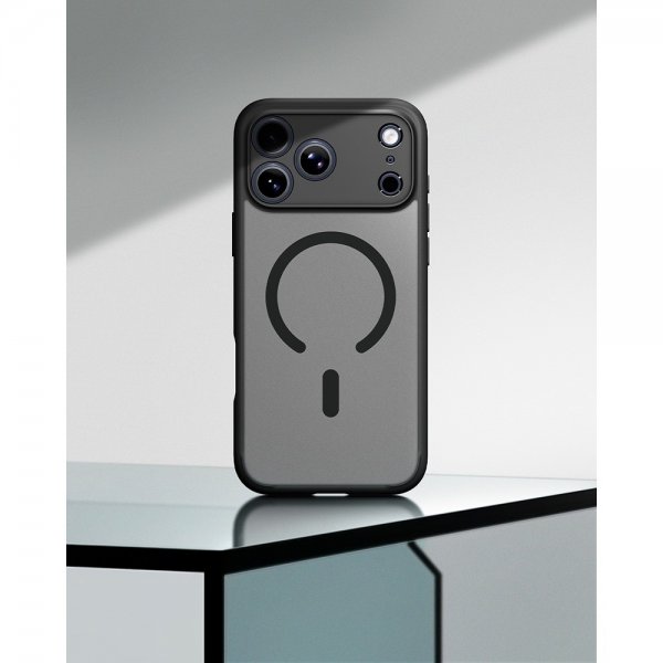 Spigen iPhone 17 Pro Ultra Hybrid MagFit Frost Black -suojakuori