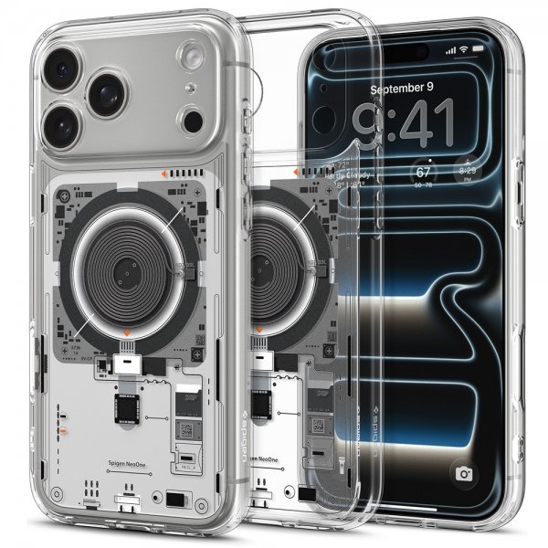 Spigen iPhone 17 Pro -kuori, Ultra Hybrid Neo One MagFit