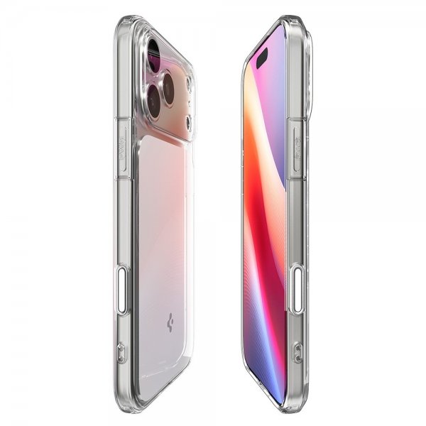 Spigen iPhone 17 Pro Ultra Hybrid T MagFit kiiltävä valkoinen suojakuori