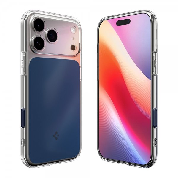 Spigen iPhone 17 Pro -suojakuori Ultra Hybrid T MagFit Matte Blue