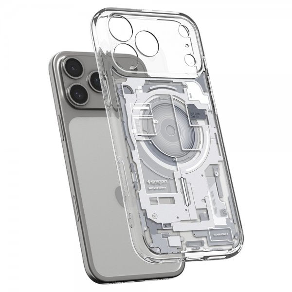 Spigen iPhone 17 Pro Ultra Hybrid Zero One MagFit Valkoinen kuori