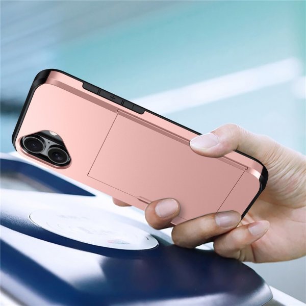 iPhone 17 Kuori Card Slide Vihreä