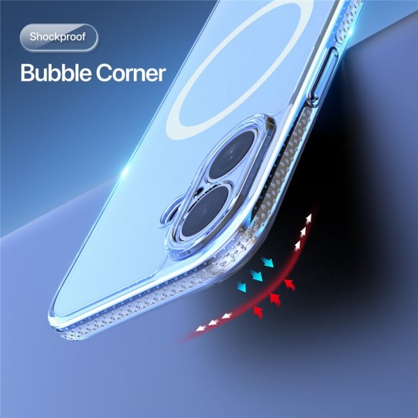 Dux Ducis iPhone 17 -kuori Clin Series MagSafe Läpinäkyvä
