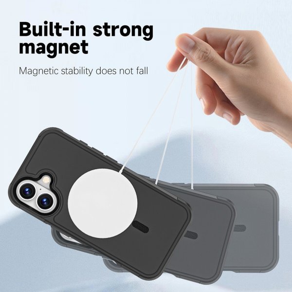 4smarts iPhone 17 -suojakuori Defend Case Ultimag, musta