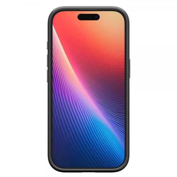 Spigen iPhone 17 -kuori Enzo Aramid T MagFit musta hopea