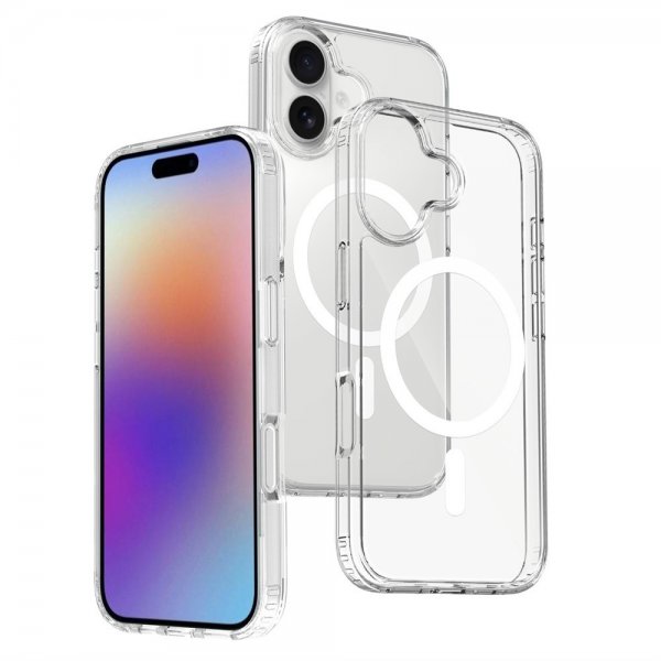 Nordic Covers iPhone 17 -suojakuori Feather Series MagSafe Transparent