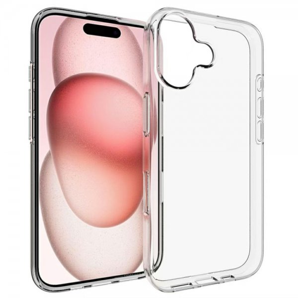 Nordic Covers iPhone 17 -suojakuori, Feather-sarja, läpinäkyvä