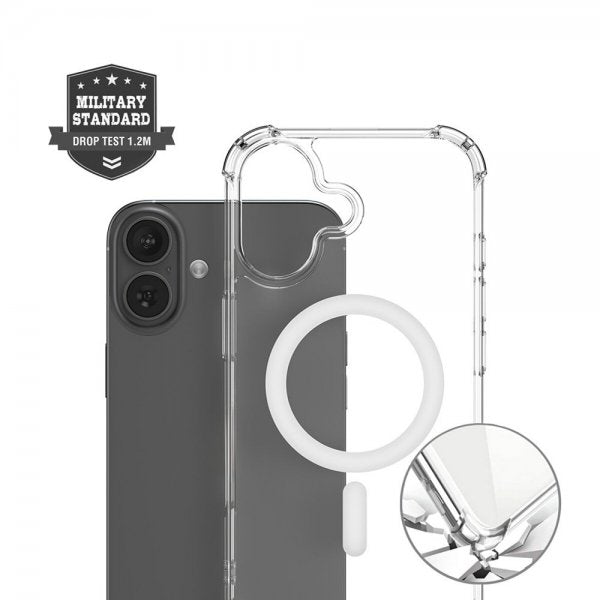 4smarts iPhone 17 -suojakuori Ibiza MagSafe Transparent