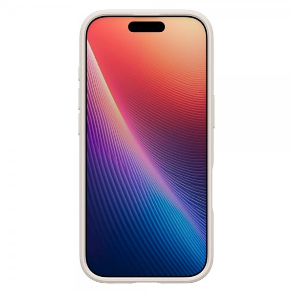 Spigen iPhone 17 -kuori, Liquid Air, Natural Titanium
