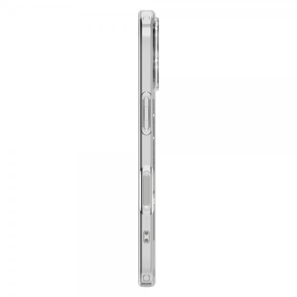 Spigen iPhone 17 -suojakuori Liquid Crystal MagFit Clear White