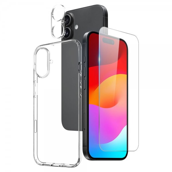 Northjo iPhone 17 -kuori näytönsuojalla ja kamerasuojalla 3-in-1