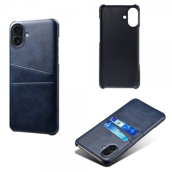iPhone 17 kuoret kahdella korttipaikalla, sininen