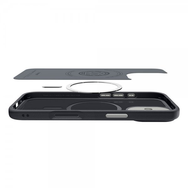 Spigen iPhone 17 -suojakuori Nano Pop MagFit Black Sesame