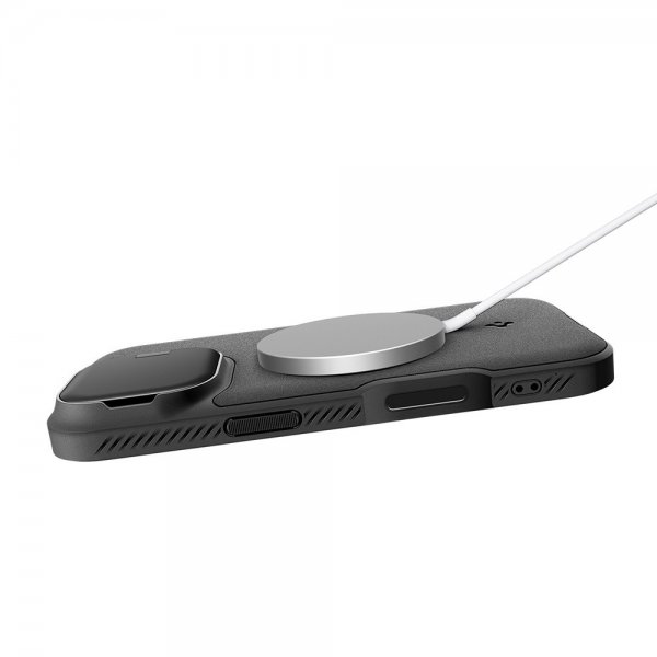 Spigen iPhone 17 -kuori Optik Armor MagFit Musta