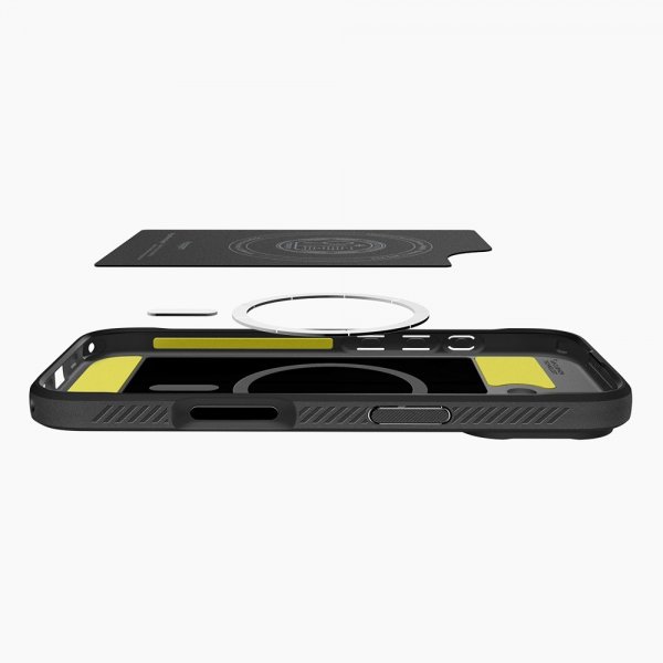 Spigen iPhone 17 -kuori Rugged Armor MagFit Matte Black