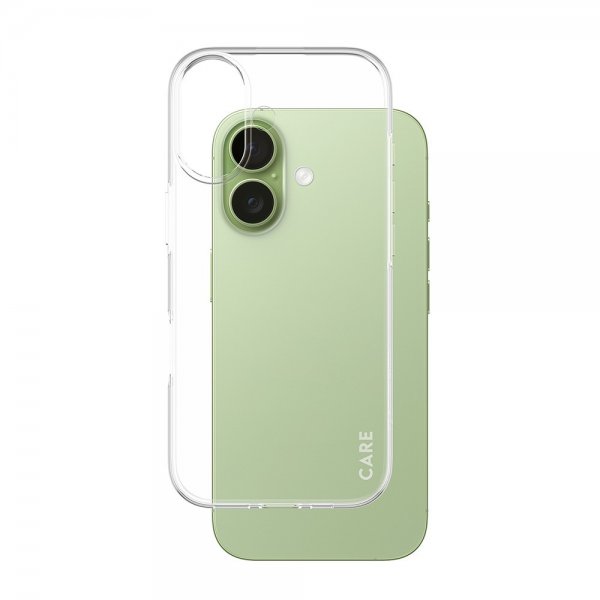 CARE by PanzerGlass iPhone 17 -kuori, Slim X-Ray, läpinäkyvä