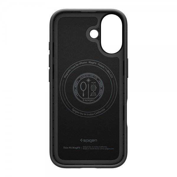 Spigen iPhone 17 -suojakuori Thin Fit MagFit, musta