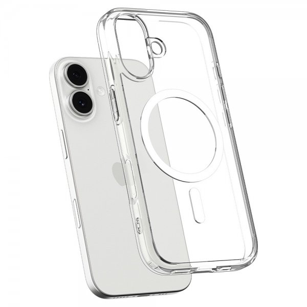 Spigen iPhone 17 -suojakuori Ultra Hybrid MagFit Clear White