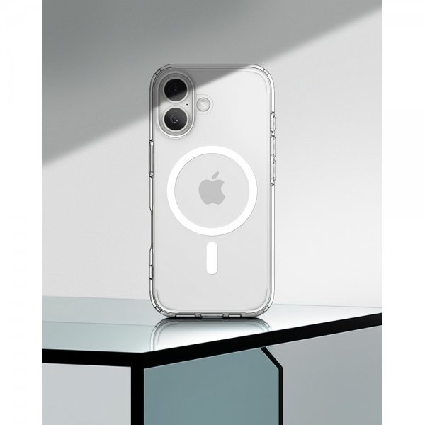 Spigen iPhone 17 -suojakuori Ultra Hybrid MagFit Clear White