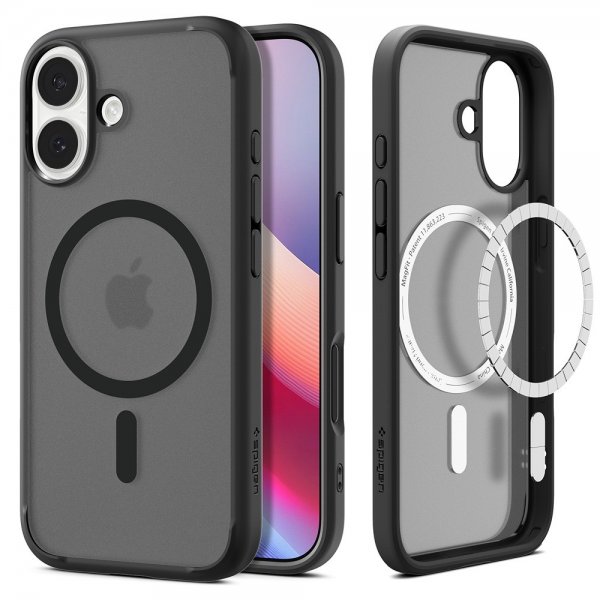 Spigen iPhone 17 -suojakuori Ultra Hybrid MagFit Frost Black