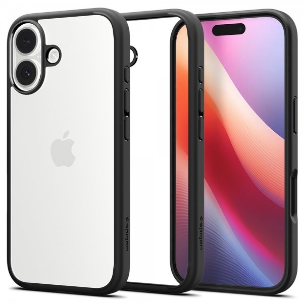 Spigen iPhone 17 -suojakuori Ultra Hybrid Matte Black