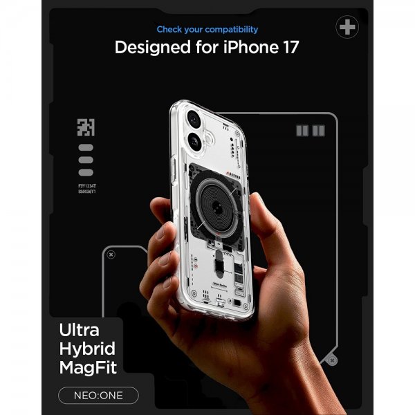 Spigen iPhone 17 -suojakuori Ultra Hybrid Neo One MagFit