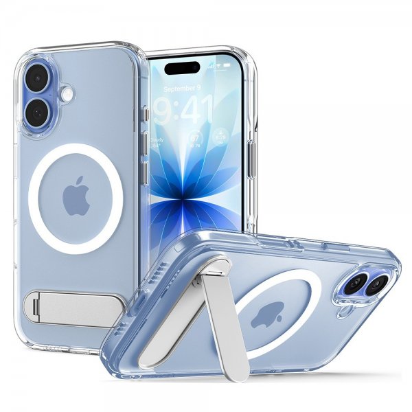 Spigen iPhone 17 -suojakuori Ultra Hybrid S MagFit Clear White