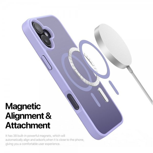 Dux Ducis iPhone 17 -kuori Yind Series MagSafe Violetti