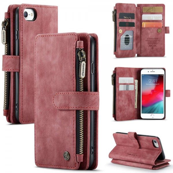CaseMe iPhone 6/6S/7/8/SE suojakuori C30-sarja Punainen