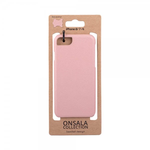 Onsala iPhone 6/6S/7/8/SE Kuori Aito Nahka Ruusukulta