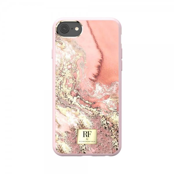 Richmond & Finch iPhone 6/6S/7/8/SE Kuori Pink Marble Gold