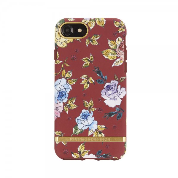 Richmond & Finch iPhone 6/6S/7/8/SE kuori Red Floral