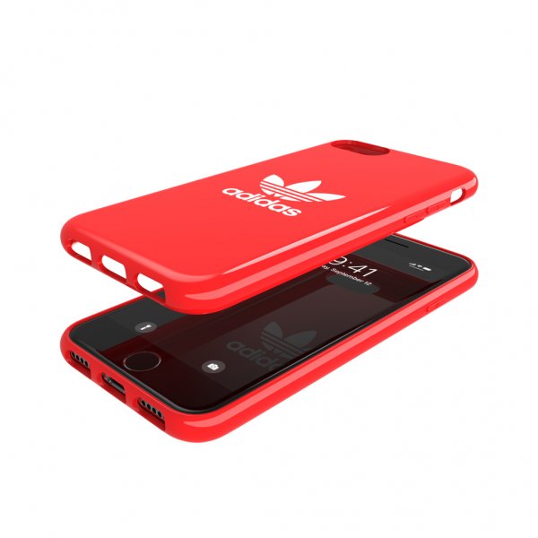 Adidas iPhone 6/6S/7/8/SE Kuori Snap Case Trefoil Punainen
