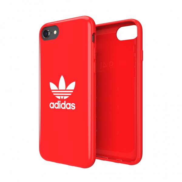 Adidas iPhone 6/6S/7/8/SE Kuori Snap Case Trefoil Punainen