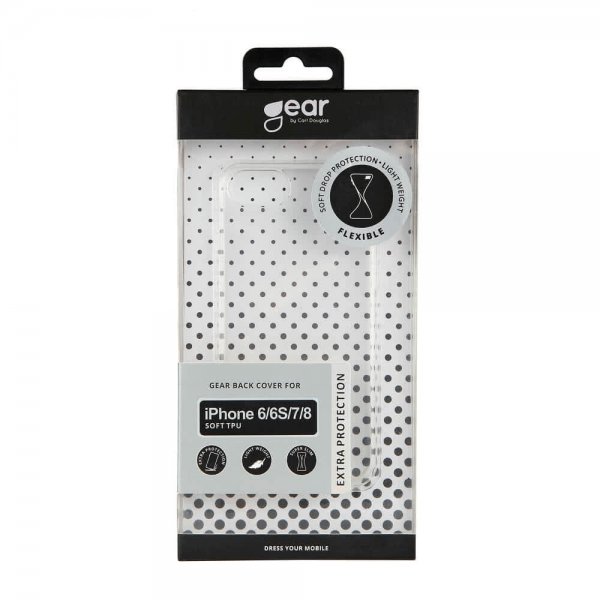 Gear iPhone 6/6S/7/8/SE Kuori TPU Kirkas