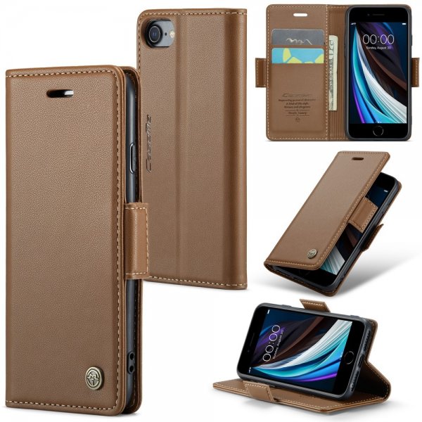 CaseMe iPhone 6/6S/7/8/SE suojakuori 023 Series Ruskea