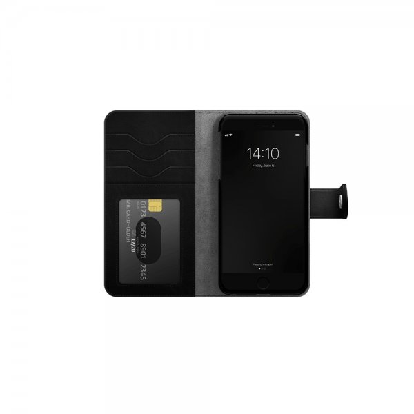 Ideal of Sweden iPhone 6/6S/7/8/SE Magneettilompakko+ Musta