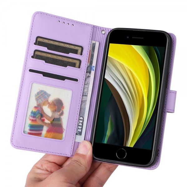 Betopnice iPhone 6/6S/7/8/SE suojakuori irrotettavalla kuorella 005 Violetti