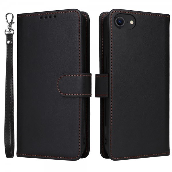 Betopnice iPhone 6/6S/7/8/SE suojakotelo irrotettavalla kuorella 005 Musta